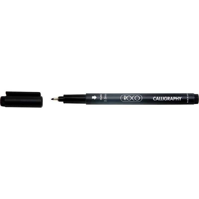 قلم روكو اسود للخط العربي 20 RQ-28592BLK