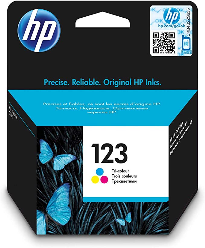 حبر اتش بي 123 ملون INK HP OR F6V16AE 123 COLOR