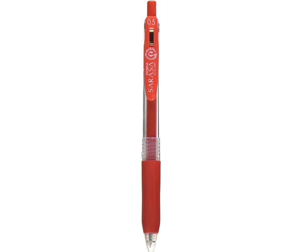 قلم كليب ساراسا 0.5 ظغاط احمر JJ15-R