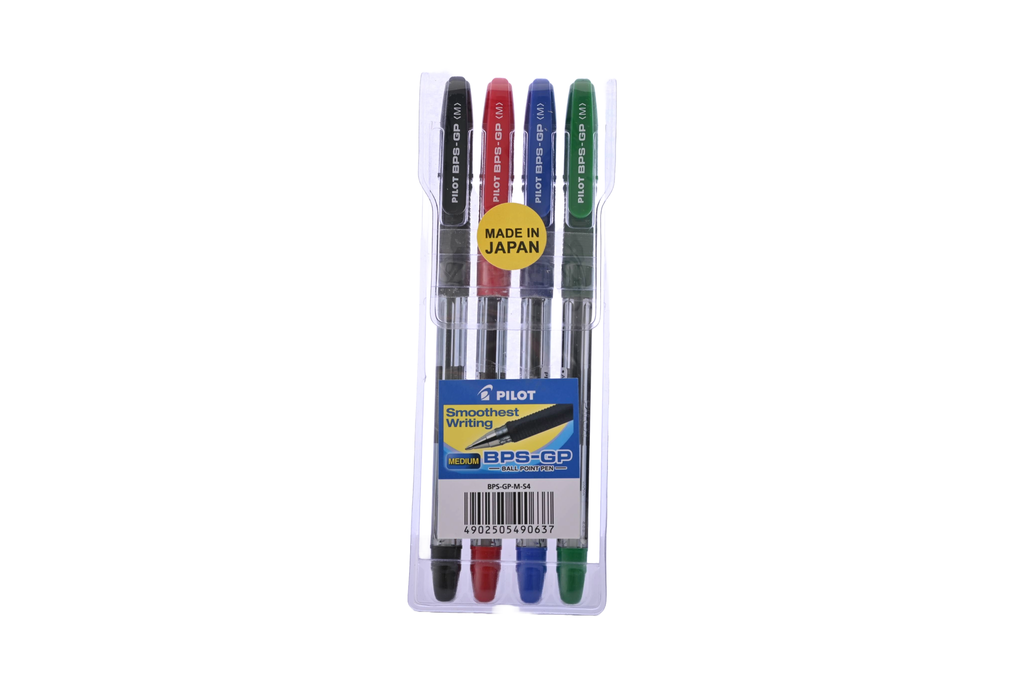 [BPS-GP-M-S4] طقم قلم جاف BPS-M 1.0 عدد 4 لون