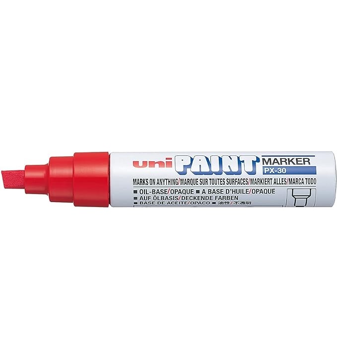قلم يونيبول بوية احمر كبير MI-PX30-RD