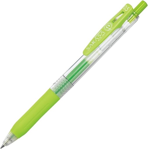 قلم كليب ساراسا 0.5 ظغاط اخضر فاتح JJ15-LG