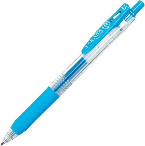قلم كليب ساراسا 0.5 ظغاط ازرق فاتح JJ15-LB