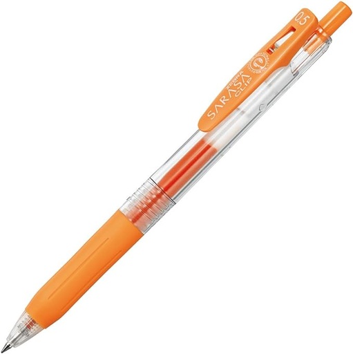 قلم كليب ساراسا 0.5 ظغاط برتقالي JJ15-OR